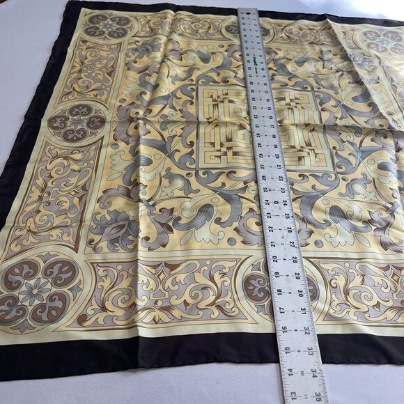 Carlisle Designer Paisley VTG Silk Scarf - Picture 7 of 9